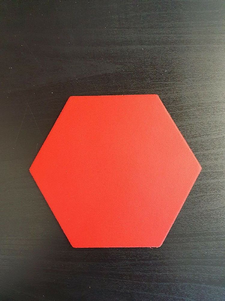 Coaster - Hex - Red